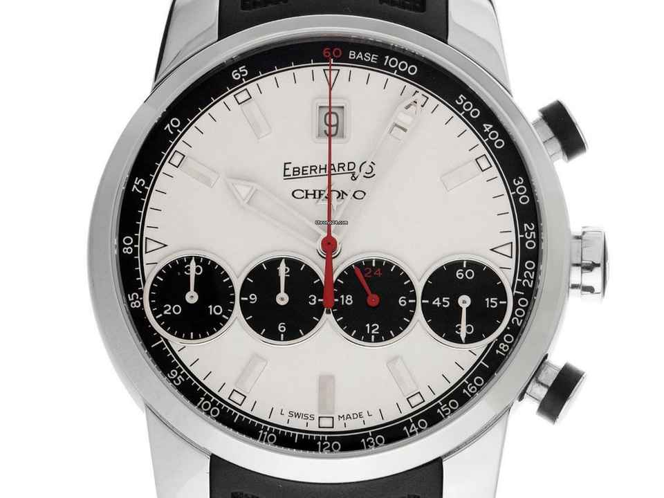  Eberhard & Co. Chrono 4 Grande Taille Ref.31052 2018 Full Set wie Neu  