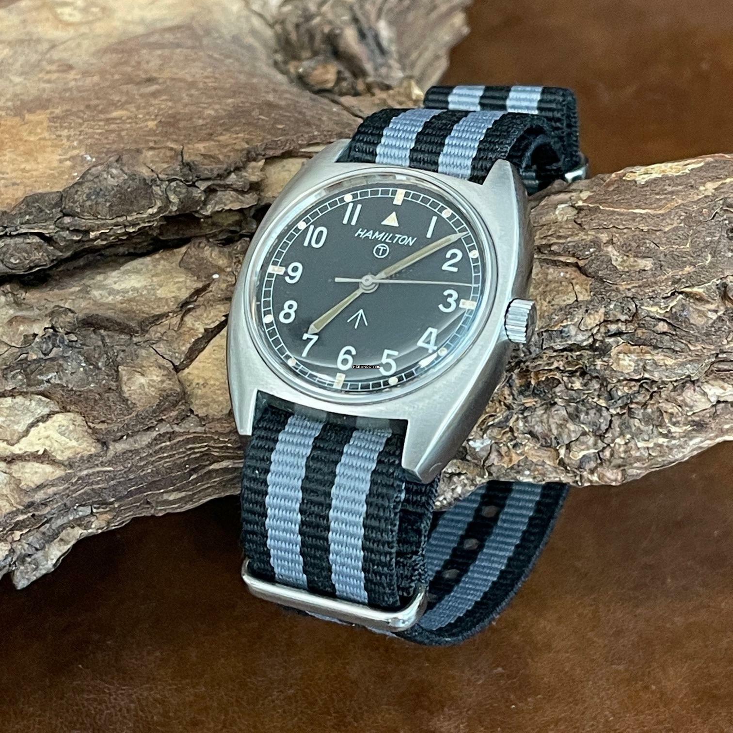 Hamilton British Military 36mm Vintage - Ref. W10-6645-99 - Handaufzug