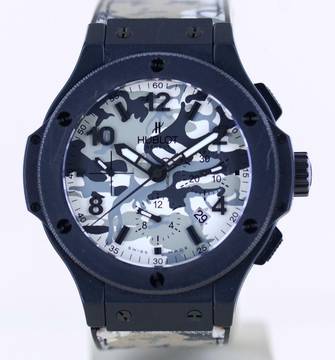  Hublot Big Bang 44 mm Chronograph Camouflage Limited Edition Keramik Luxury 44mm B+P </h1> 