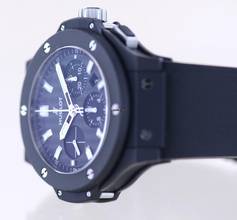 Thumbnail von Hublot Big Bang 44 mm Black Magic Chronograph Keramik Carbon Dial Rubber Strap Luxury 44mm </h1>