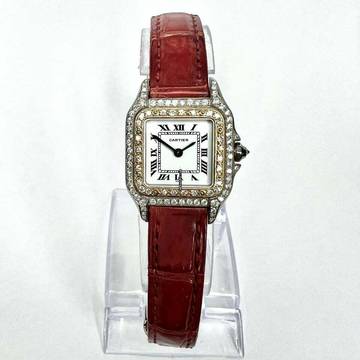 Cartier Panthère 23mm Quartz 2 Tone 0.47TCW DIAMOND Watch </h1>