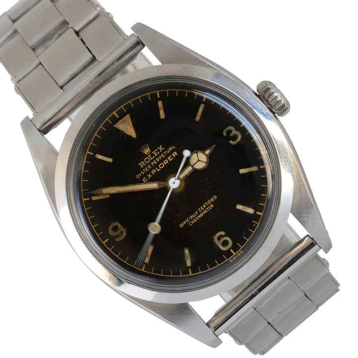  Rolex Explorer 6150 OCC Underline galvanic gilt radium dial TOP Condition 1953’s  