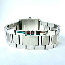 Thumbnail von Cartier Tank Solo Quartz 27mm Steel 0.75TCW DIAMOND Watch </h1>