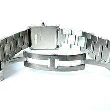 Thumbnail von Cartier Tank Solo Quartz 27mm Steel 0.75TCW DIAMOND Watch </h1>