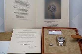 Thumbnail von Omega Speedmaster limited SPEEDMASTER | Apollo XI 1969 to 94 | Platinum | skeletonized | Full Set