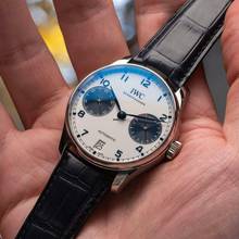 Thumbnail von IWC Portugieser Automatik 7-Days Steel Panda Dial 99.9% New </h1>