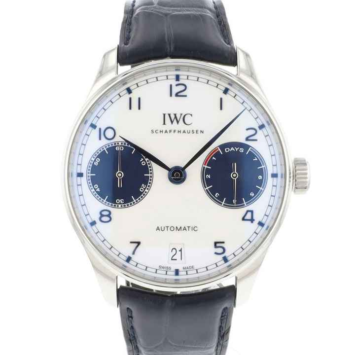  IWC Portugieser Automatik 7-Days Steel Panda Dial 99.9% New </h1> 