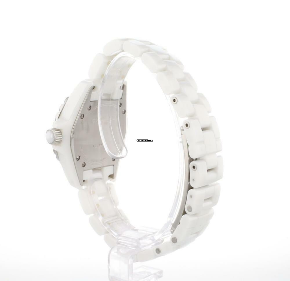 Thumbnail von Chanel J12 White Ceramic 33MM Diamond Dial </h1>