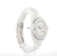 Thumbnail von Chanel J12 White Ceramic 33MM Diamond Dial </h1>