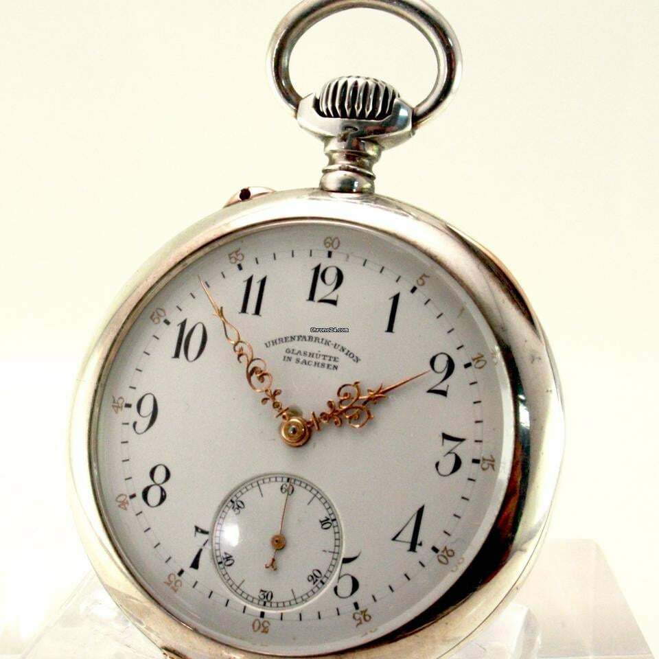 Union Glashütte in Sachsen Taschenuhr </h1> 