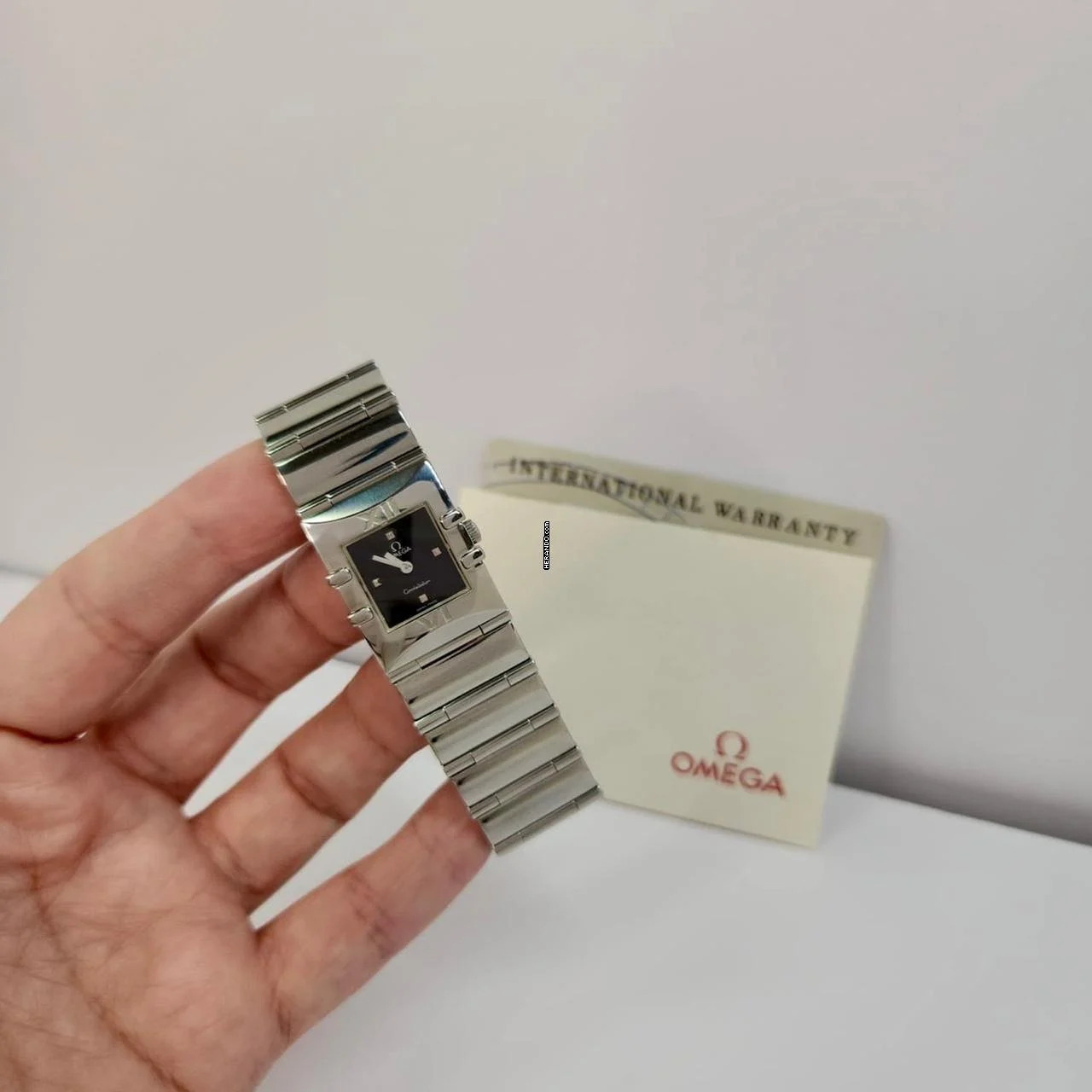 Omega Constellation Quadra Lady Quartz Completo