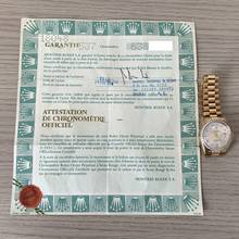 Thumbnail von Rolex Day-Date 36 18048 President Factory Silver diamonds dial Full Set 1980’s </h1>