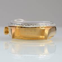 Thumbnail von Rolex Day-Date 36 18048 President Factory Silver diamonds dial Full Set 1980’s </h1>