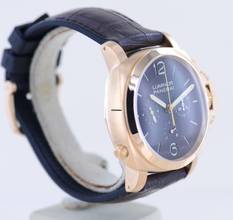 Thumbnail von Officine Paneral Luminor Monopulsante 8-Days Chronograph 18K Roségold PAM00344 Limited B+P