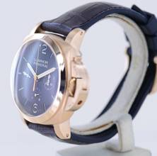 Thumbnail von Officine Paneral Luminor Monopulsante 8-Days Chronograph 18K Roségold PAM00344 Limited B+P