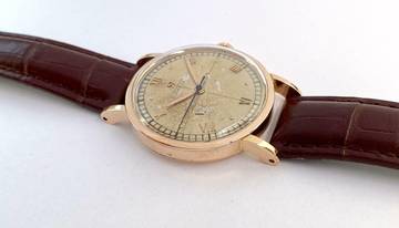 Thumbnail von Omega Classic Chronometer Chronometre Rose Gold Vintage Handwinding 35mm 30T2 RG vintage