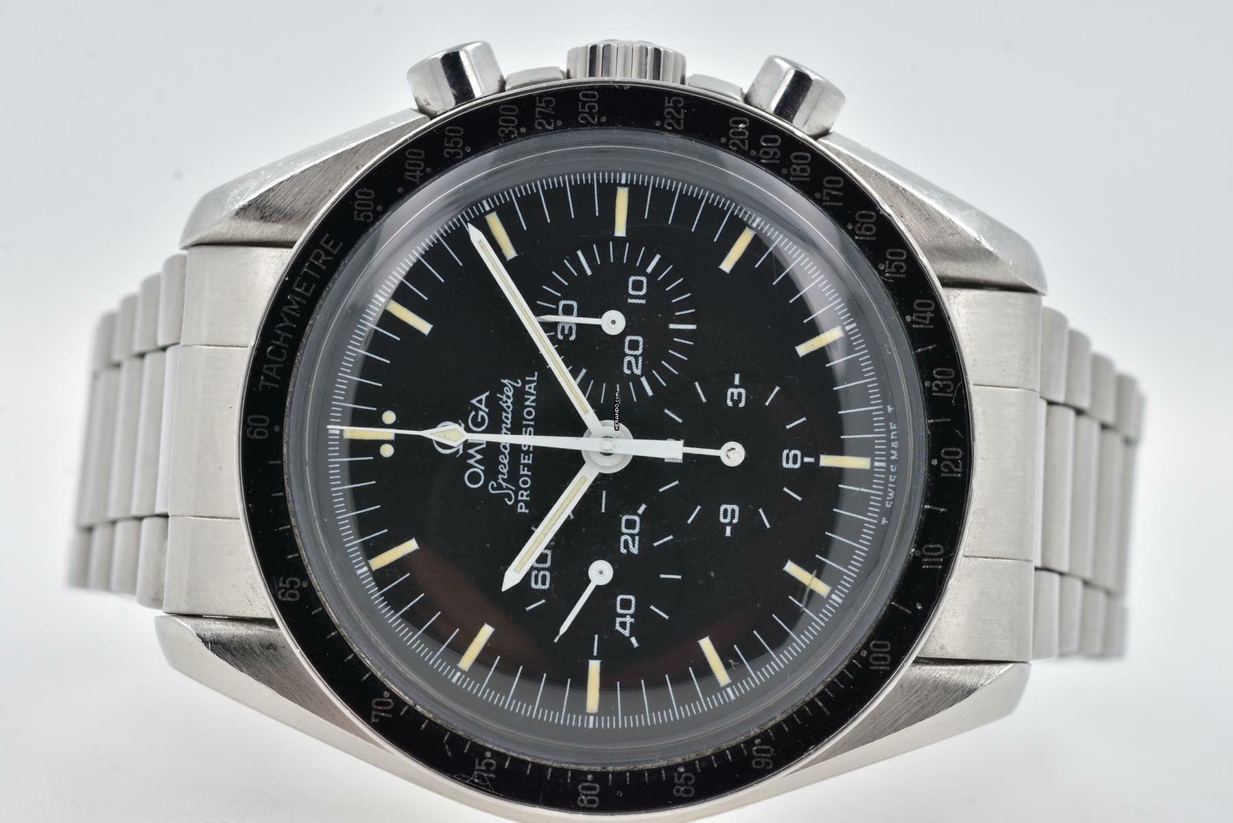 Omega Speedmaster Professional Moonwatch 145.022 Vintage Tritium 1171 Long S and R
