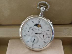 Thumbnail von IWC Pocket Watch Taschenuhr Voll Calender N.O.S mit original Box Limited Edition No 171 v 1000 </h1>