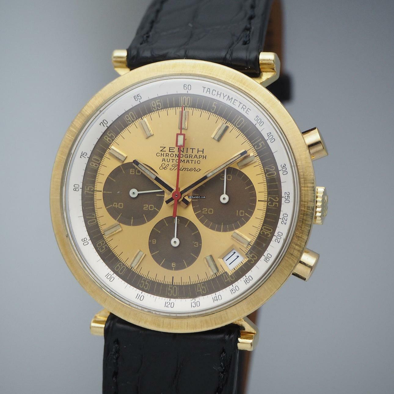  Zenith El Primero Vintage 3019 G382 B Limited 250 Gold 18K/750 ZENITH serviced 