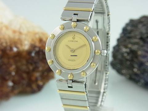  Corum Clipper Club Stahl / 750 / 18k Gold Damenuhr </h1> 