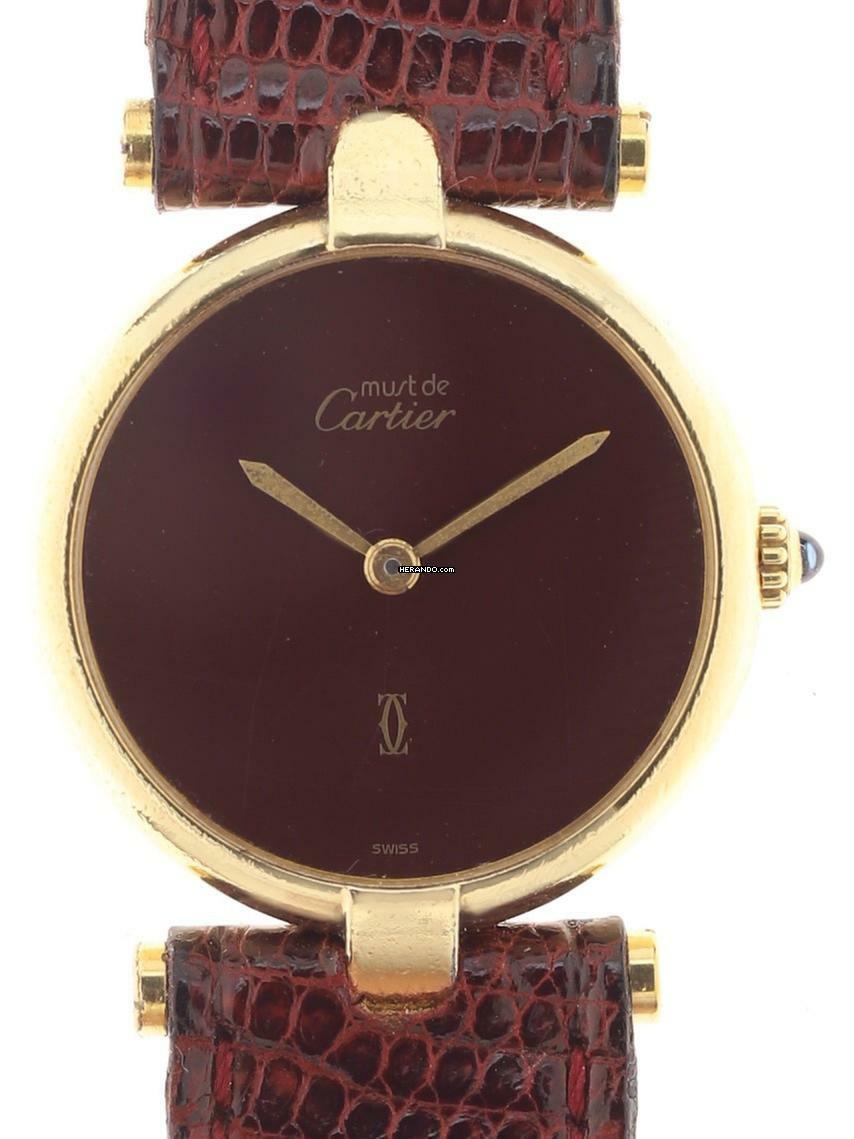 Cartier Vendome Ladies Wristwatch Must de Cartier Vermeil Ronde </h1>