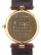Thumbnail von Cartier Vendome Ladies Wristwatch Must de Cartier Vermeil Ronde </h1>
