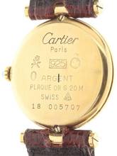 Thumbnail von Cartier Vendome Ladies Wristwatch Must de Cartier Vermeil Ronde </h1>