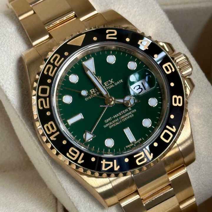  Rolex GMT-Master II 116718LN all stickers NOS Eu 2014 unworn chromalight ungetragen </h1> 