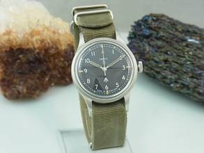 Thumbnail von Smiths W10 Broad Arrow Britische Militäruhr 1968 35mm Handaufzug 60466e Vintage </h1>