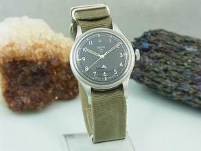 Thumbnail von Smiths W10 Broad Arrow Britische Militäruhr 1968 35mm Handaufzug 60466e Vintage </h1>