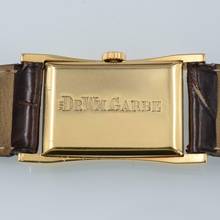 Thumbnail von Patek Philippe Hour Glass 2456 roof tile silver dial gold 18KT with Extract Patek 1950’s