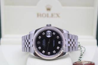 Thumbnail von Rolex Datejust 36 116234 Diamonds - Full Set 2006 </h1>