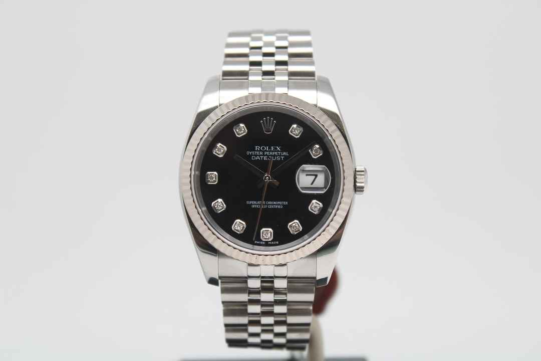  Rolex Datejust 36 116234 Diamonds - Full Set 2006 </h1> 