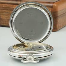 Thumbnail von Uhrenfabrik Union Glashütte in Sachsen Deutsche Marine Beobeachtungsuhr B-Uhr Silber Holz Etui 59mm ca. 1920