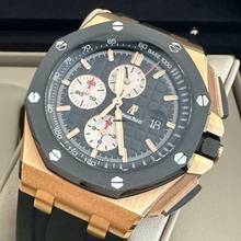 Thumbnail von Audemars Piguet Royal Oak Offshore Chronograph 2018 TOP unpolished Box&Papers unpoliert 44mm </h1>