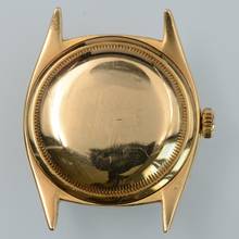 Thumbnail von Rolex Oyster Perpetual 36 Stelline 6062 Triple Calendar Moonphase yellow gold 18KT Full Set 1952’s </h1>