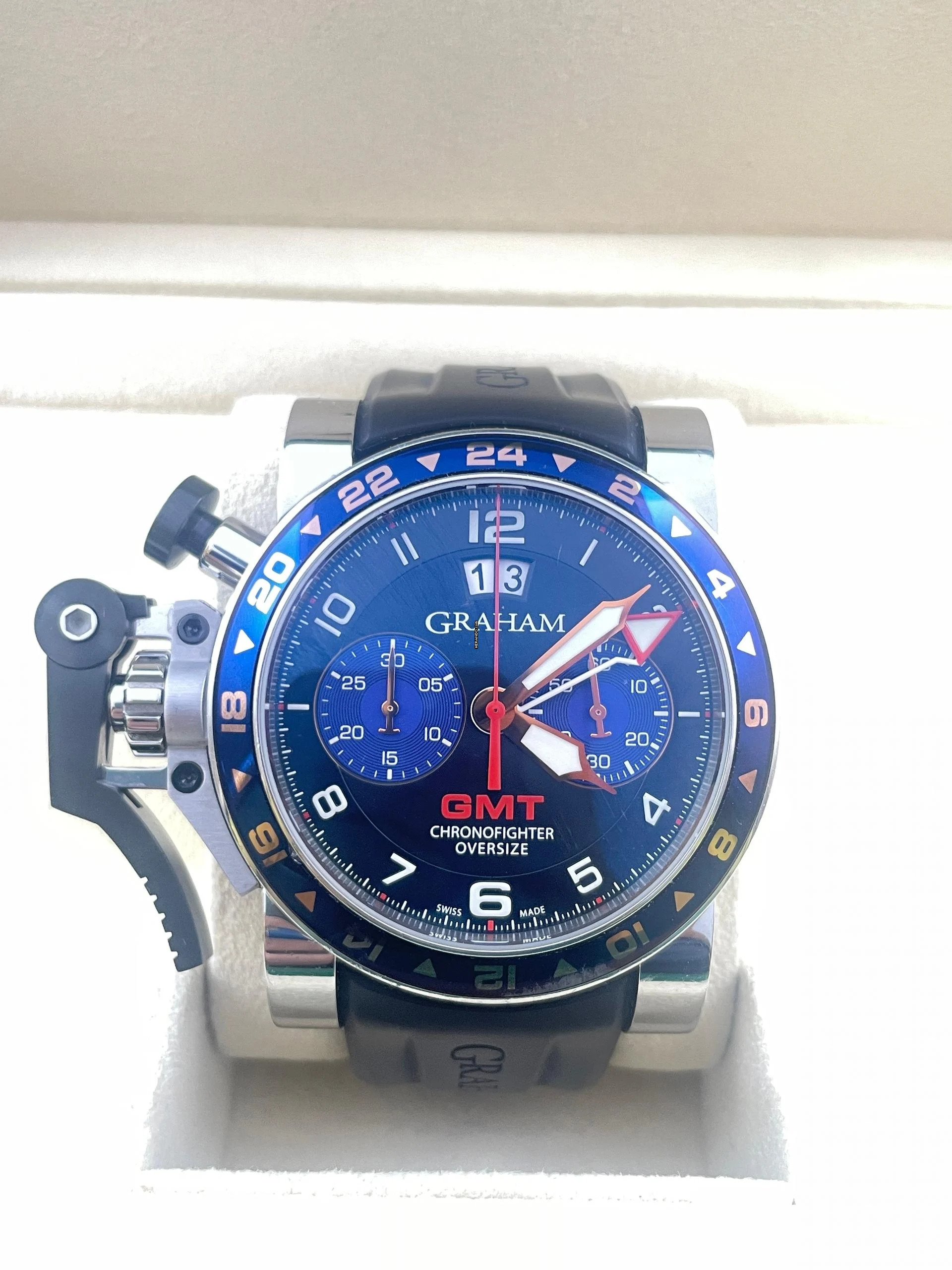  Graham Chronofighter Oversize GMT in Nice Condition 