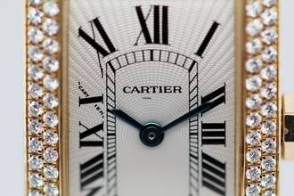 Thumbnail von Cartier Tank Américaine Lady Tank Americaine Factory Diamonds Full-Set </h1>
