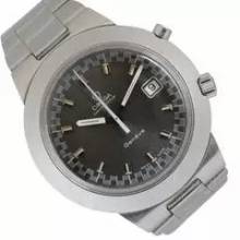 Thumbnail von Omega Genève Chronostop Date Jumbo 146.012 brown/gray dial 1970’s </h1>