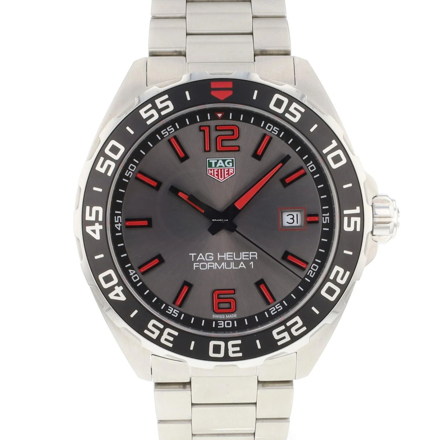 TAG Heuer Formula 1 Quarz Steel Grey Dial NEW </h1>