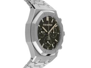 Thumbnail von Audemars Piguet Royal Oak Chronograph Green Dial Ref.26240ST.OO.1320ST.08 2023 Full Set Ungetragen </h1>