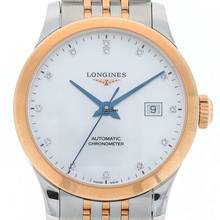 Thumbnail von Longines Record Damenuhr bicolor Record Automatik mit 13 Diamanten L2.321.5.87.7