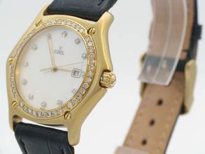 Thumbnail von Ebel 1911 18kt Gold Quarz Herrenuhr </h1>