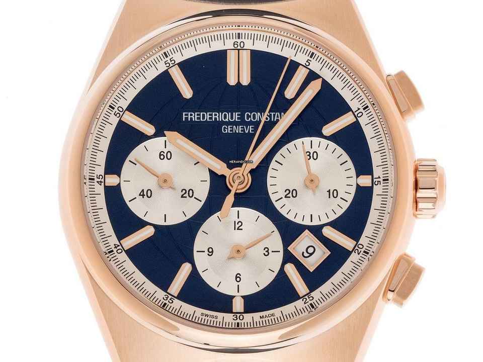  Frederique Constant Highlife Chronograph Ref.FC-391NS4NH4 Full Set Neu 