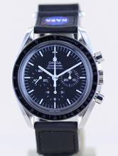 Thumbnail von Omega Speedmaster Professional Moonwatch Chrono Moonwatch Plexiglas 1861 Textilband Nasa </h1>