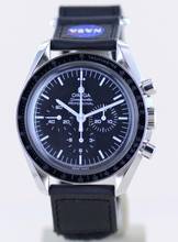 Thumbnail von Omega Speedmaster Professional Moonwatch Chrono Moonwatch Plexiglas 1861 Textilband Nasa </h1>