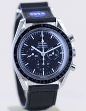 Thumbnail von Omega Speedmaster Professional Moonwatch Chrono Moonwatch Plexiglas 1861 Textilband Nasa </h1>
