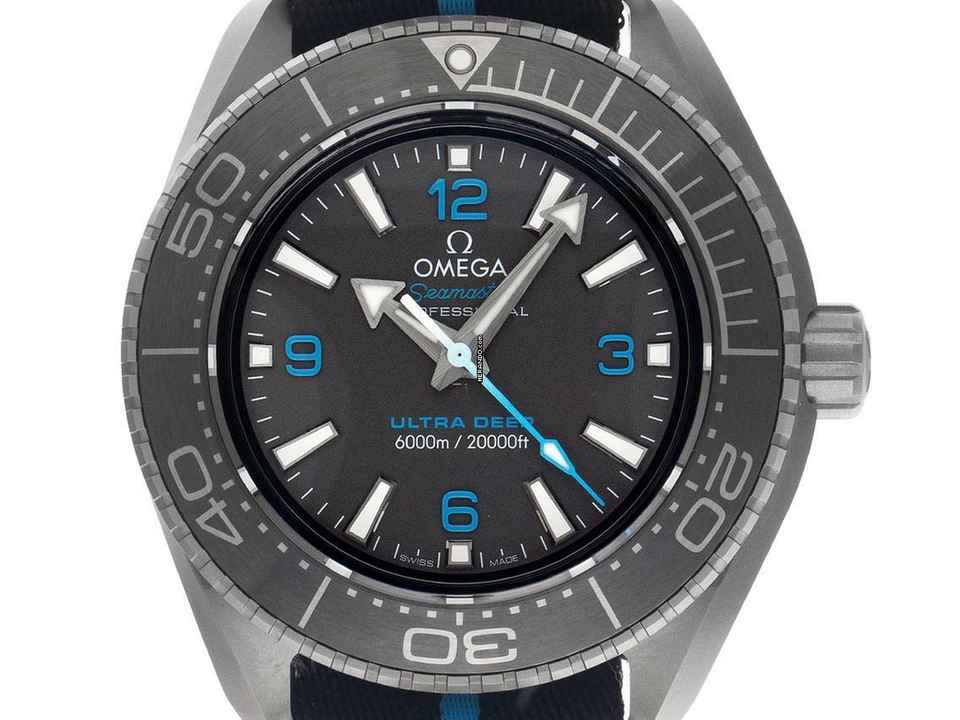  Omega Seamaster Ultra Deep 6000M Planet Ocean 6000M Ref.215.92.46.21.01.001 2024 Full Set Ungetragen  