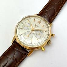 Thumbnail von Jaeger-LeCoultre Classic Vintage Chronograph Cal. 839H Roségold