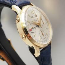 Thumbnail von Sinn Triple Date Chronograph Vintage 1960 Gold 14k/585 by Gallet RARE </h1>